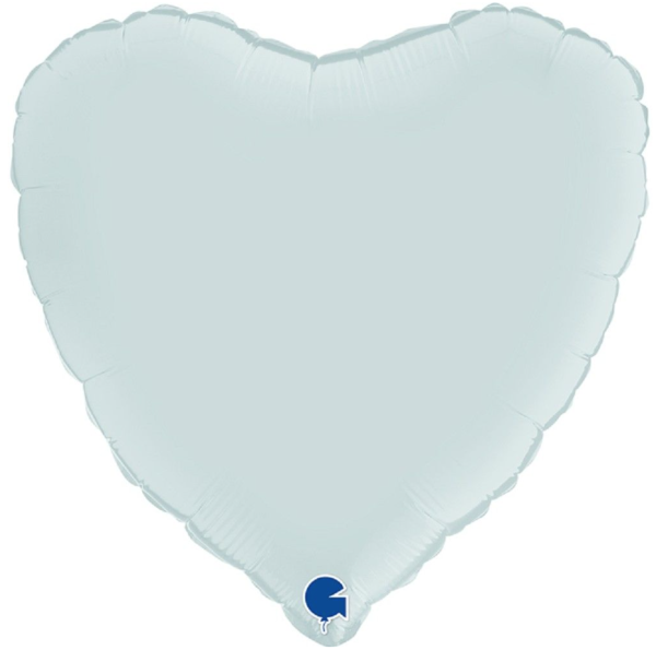 Folienballon - Satin Pastell Blau - ø 46cm